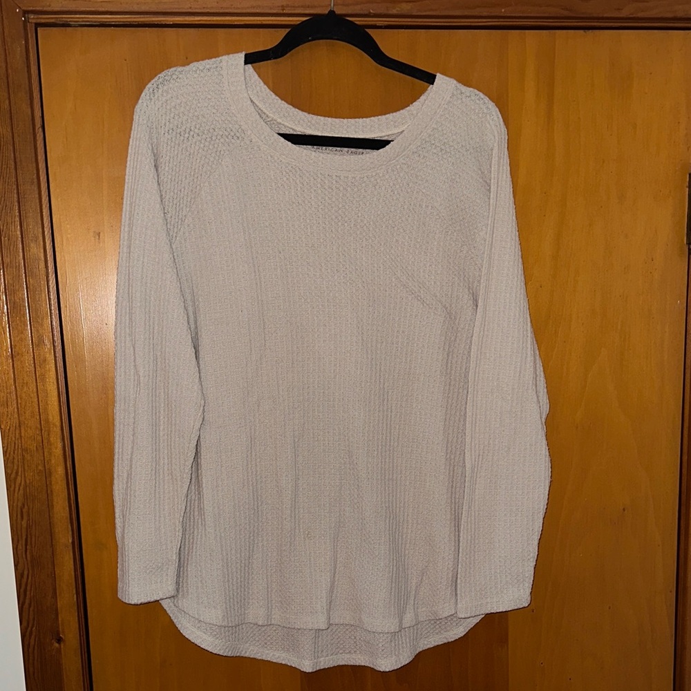American Eagle Outfitters Cream Tunic Top